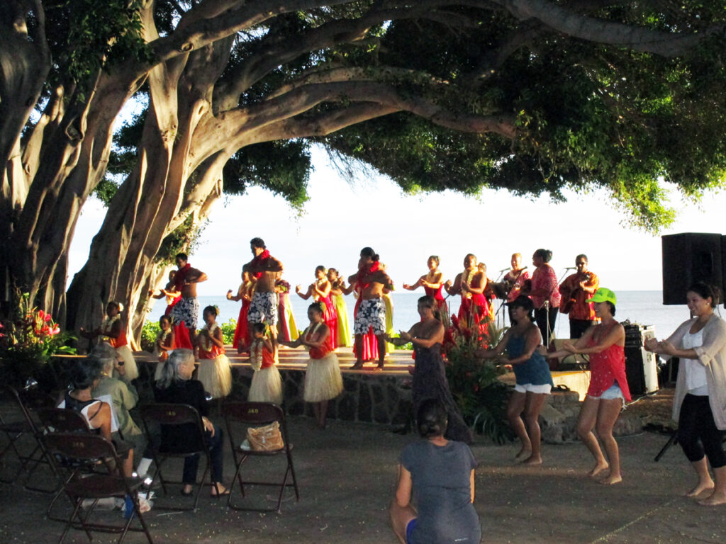 Hula halau using MCHC facilities