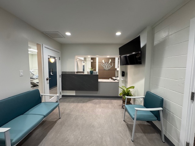 Dental reception room
